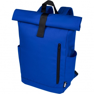 Logotrade corporate gift picture of: Byron 15.6" GRS RPET roll-top backpack 18L