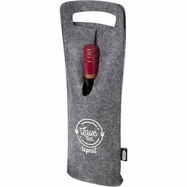Logotrade promotional product image of: Felta 75 cl GRS recycled felt wine bag