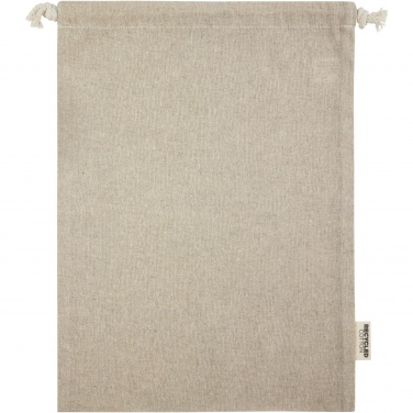 Logo trade promotional items image of: Pheebs 150 g/m² GRS recycled cotton gift bag large 4L