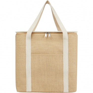 Logo trade promotional gifts picture of: Juta 300 g/m² jute cooler bag 19L