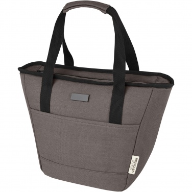 Logo trade advertising products picture of: Joey 9-can GRS recycled canvas lunch cooler bag 6L