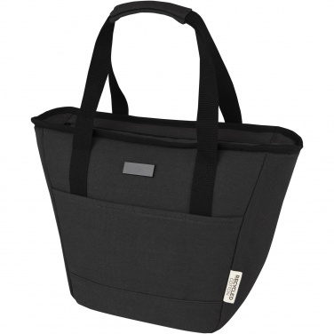Logo trade promotional products image of: Joey 9-can GRS recycled canvas lunch cooler bag 6L