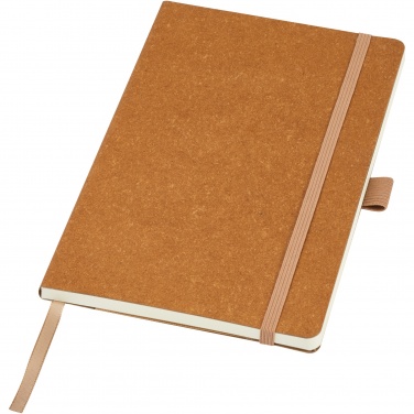 Logotrade promotional product picture of: Kilau recycled leather notebook 