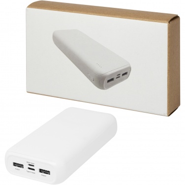Logo trade promotional giveaway photo of: Electro 20.000 mAh recycled plastic power bank 