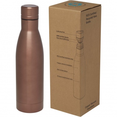 Logo trade promotional products picture of: Vasa 500 ml RCS certified recycled stainless steel copper vacuum insulated bottle