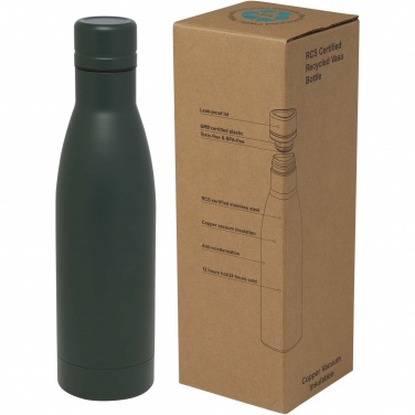 Logo trade promotional giveaway photo of: Vasa 500 ml RCS certified recycled stainless steel copper vacuum insulated bottle