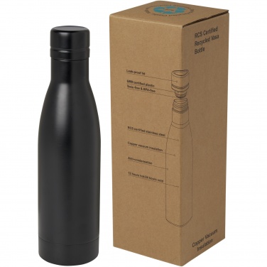 Logo trade promotional gifts image of: Vasa 500 ml RCS certified recycled stainless steel copper vacuum insulated bottle