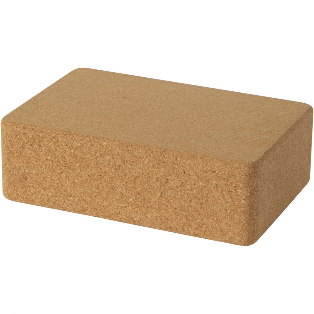Logo trade advertising product photo of: Trikona cork yoga brick