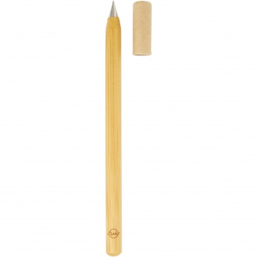 Logo trade promotional item photo of: Perie bamboo inkless pen