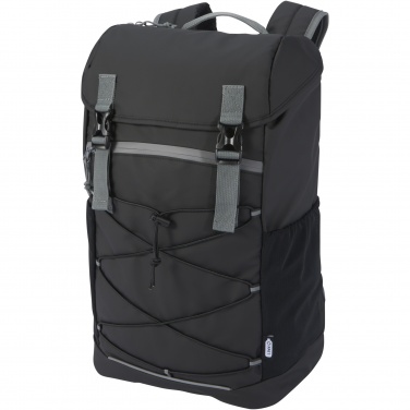 Logo trade business gift photo of: Aqua 15.6" GRS recycled water resistant laptop backpack 23L