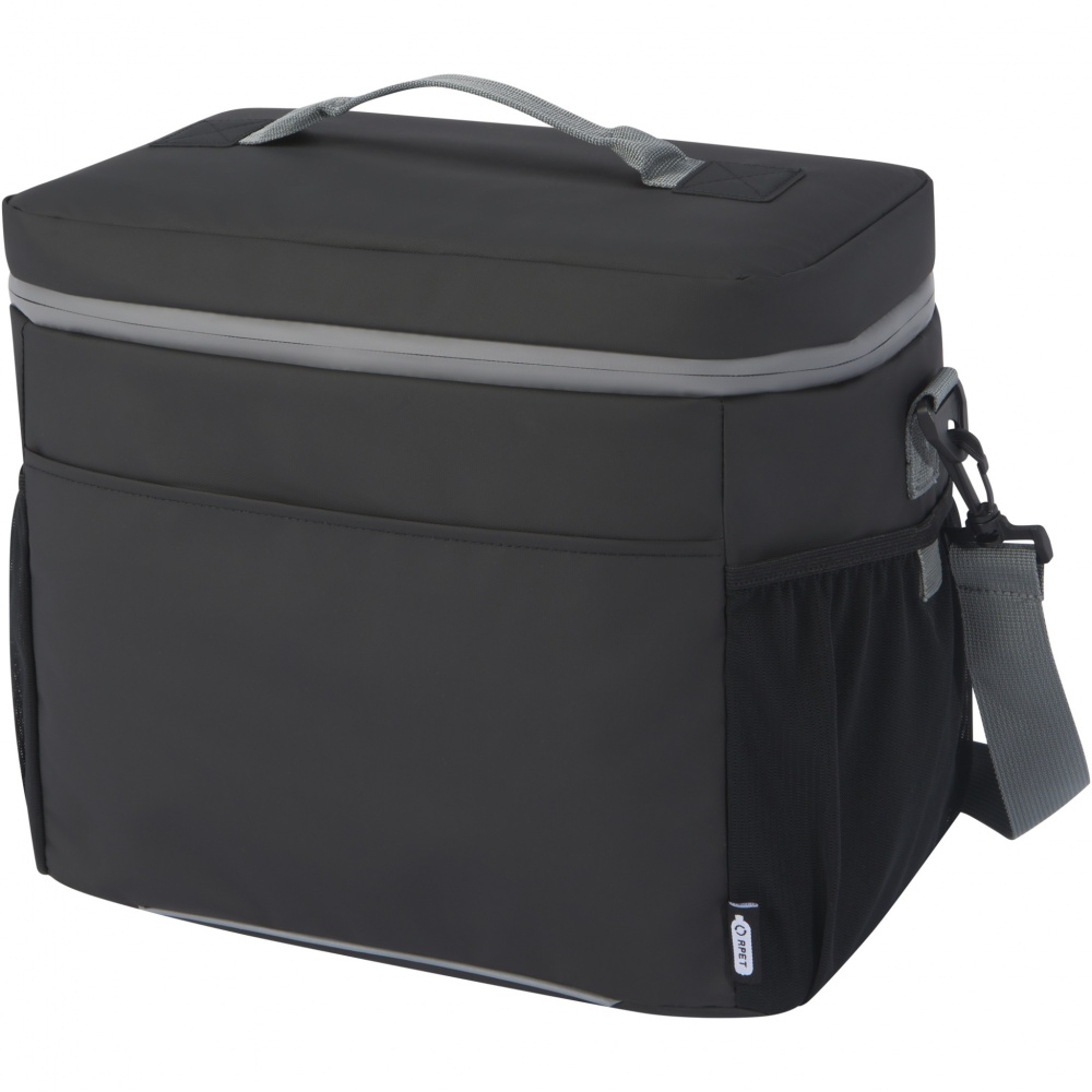 Logo trade promotional gift photo of: Aqua 20-can GRS recycled water resistant cooler bag 22L