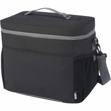 Logo trade advertising product photo of: Aqua 20-can GRS recycled water resistant cooler bag 22L