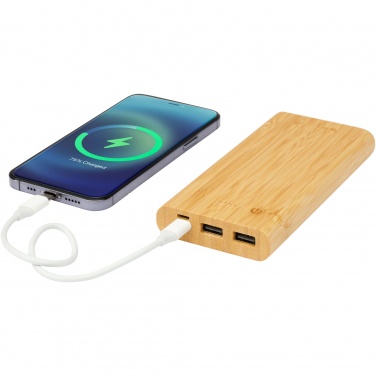 Logotrade business gifts photo of: Tulda 10.000 mAh bamboo power bank