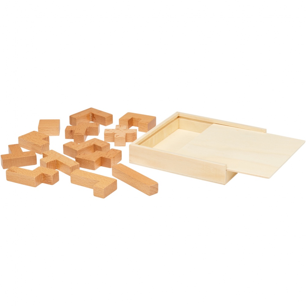 Logotrade promotional merchandise image of: Bark wooden puzzle