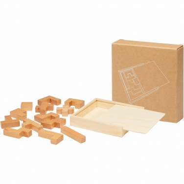 Logotrade business gift image of: Bark wooden puzzle