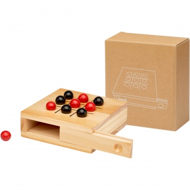 Logotrade promotional item picture of: Strobus wooden tic-tac-toe game