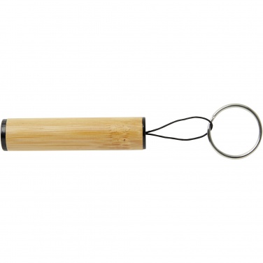 Logo trade promotional gifts picture of: Cane bamboo key ring with light