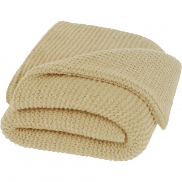 Logotrade promotional merchandise picture of: Suzy 150 x 120 cm GRS polyester knitted blanket