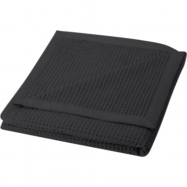 Logo trade corporate gifts picture of: Abele 150 x 140 cm cotton waffle blanket