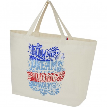 Logo trade promotional gifts picture of: Cannes 200 g/m2 recycled shopper tote bag 10L