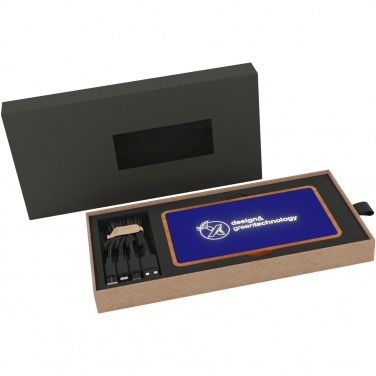 Logotrade corporate gift image of: SCX.design P36 5000 mAh light-up wireless power bank