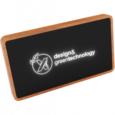 Logo trade promotional gifts image of: SCX.design P36 5000 mAh light-up wireless power bank