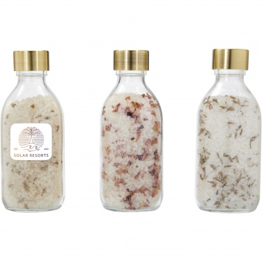 Logotrade promotional items photo of: Wellmark Just Relax 3-piece 200 ml bath salt gift set