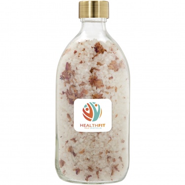 Logo trade advertising product photo of: Wellmark Just Relax 500 ml bath salt - roses fragrance