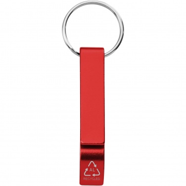 Logotrade promotional merchandise image of: Tao RCS recycled aluminium bottle and can opener with keychain 