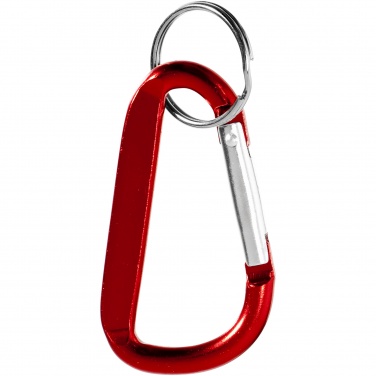 Logotrade promotional item picture of: Timor RCS recycled aluminium carabiner keychain