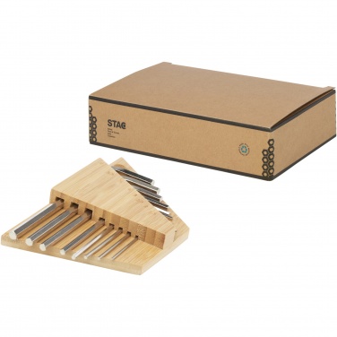Logotrade advertising product picture of: Allen bamboo hex key tool set