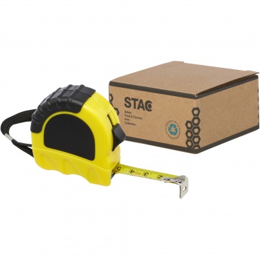 Logo trade corporate gifts picture of: Rule 3-metre RCS recycled plastic measuring tape