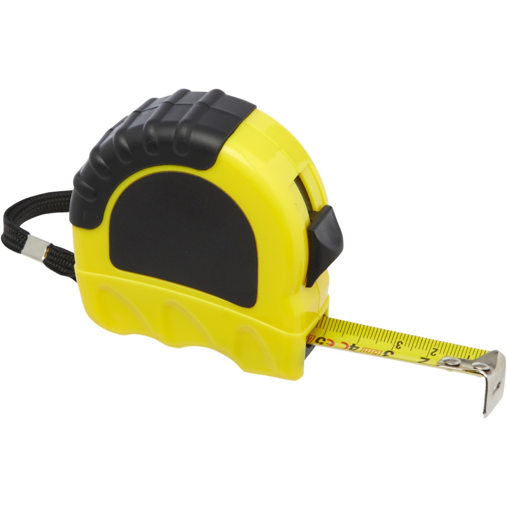 Logo trade promotional giveaways picture of: Rule 5-metre RCS recycled plastic measuring tape