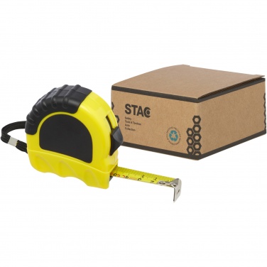 Logo trade promotional products picture of: Rule 5-metre RCS recycled plastic measuring tape