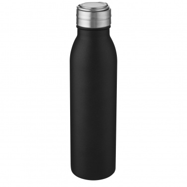 Logo trade promotional giveaways image of: Harper 700 ml RCS certified stainless steel water bottle with metal loop
