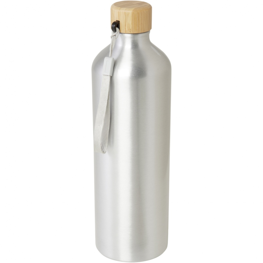 Logo trade promotional gift photo of: Malpeza 1000 ml RCS certified recycled aluminium water bottle