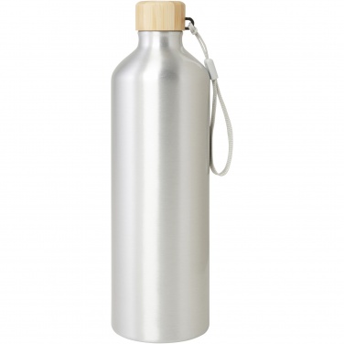 Logo trade promotional merchandise image of: Malpeza 1000 ml RCS certified recycled aluminium water bottle