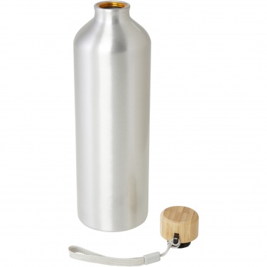 Logo trade advertising product photo of: Malpeza 1000 ml RCS certified recycled aluminium water bottle