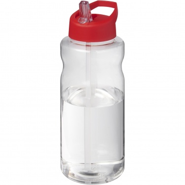 Logo trade promotional gifts image of: H2O Active® Big Base 1 litre spout lid sport bottle