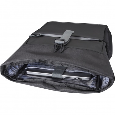 Logo trade promotional items picture of: Aqua 15" GRS recycled water resistant roll-top bike bag 20L