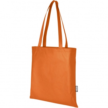 Logotrade promotional giveaway image of: Zeus GRS recycled non-woven convention tote bag 6L