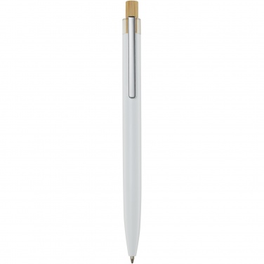 Logo trade promotional merchandise photo of: Nooshin recycled aluminium ballpoint pen  (blue ink)