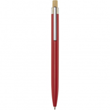 Logo trade promotional giveaway photo of: Nooshin recycled aluminium ballpoint pen  (blue ink)