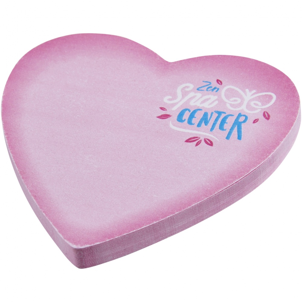 Logotrade business gifts photo of: Sticky-Mate® heart-shaped recycled sticky notes