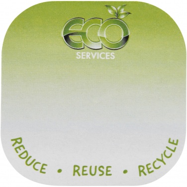 Logo trade corporate gifts image of: Sticky-Mate® square-shaped recycled sticky notes with rounded corners