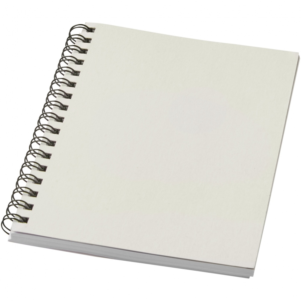 Logo trade promotional products image of: Desk-Mate® A6 colour spiral notebook