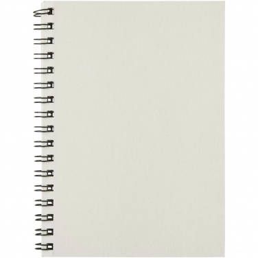 Logo trade promotional giveaways image of: Desk-Mate® A6 colour spiral notebook