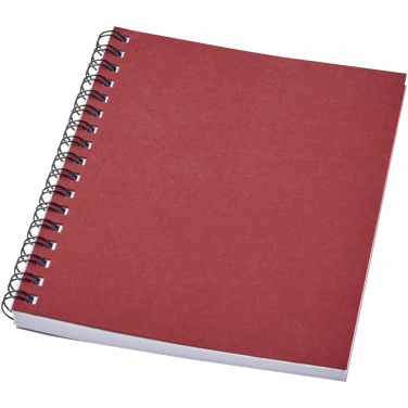 Logo trade promotional merchandise image of: Desk-Mate® A6 colour spiral notebook