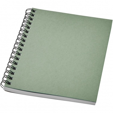 Logo trade promotional merchandise image of: Desk-Mate® A6 colour spiral notebook