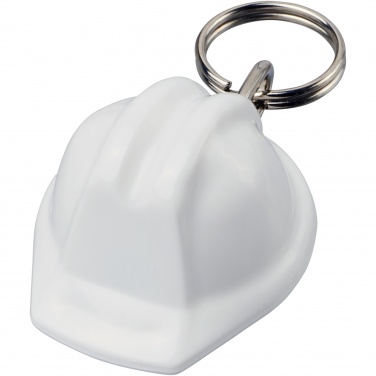 Logotrade promotional gift image of: Kolt hard hat-shaped recycled keychain